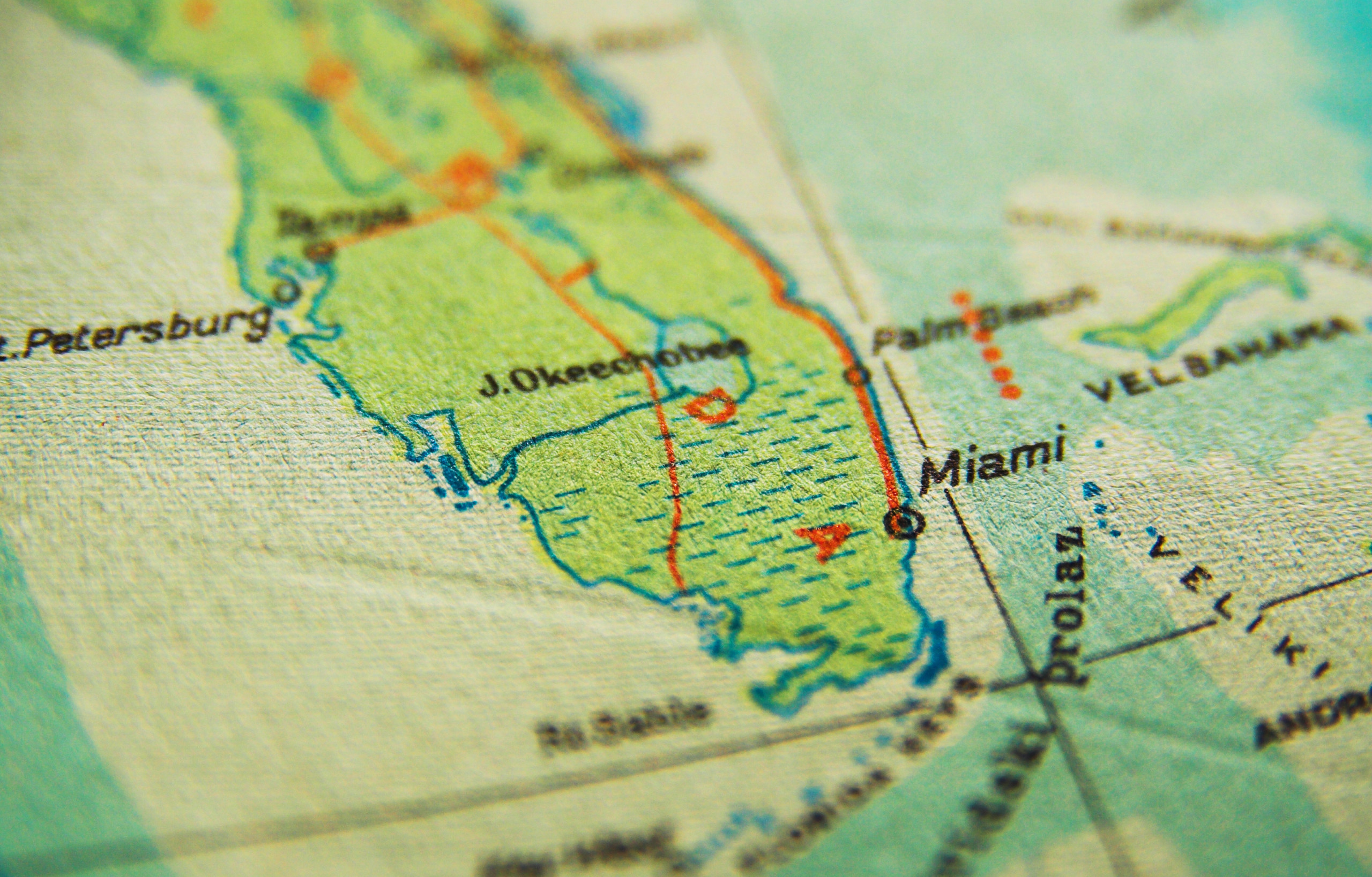 miami florida map